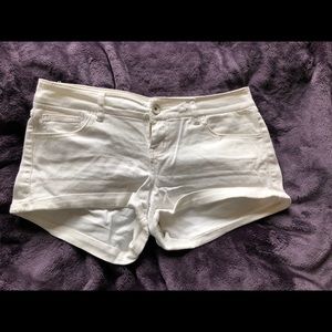 Paris Blues white jean shorts